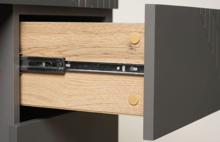 Туалетный столик (лев/прав) Монако 902.06 Дуб Вотан Оникс Графит_8