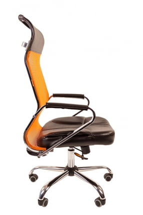 Кресло для руководителя CHAIRMAN 700 Оранжевый_2