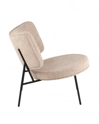 Кресло District Lounge букле Капучино_2