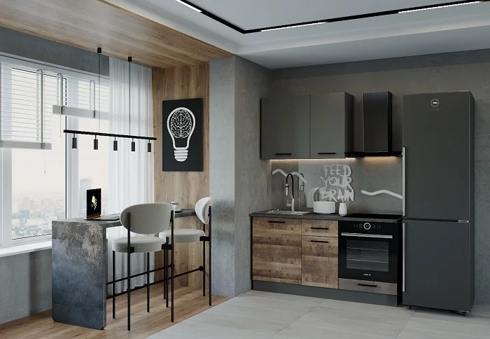 Гарнитур кухонный 1600 Гранж 1600_0