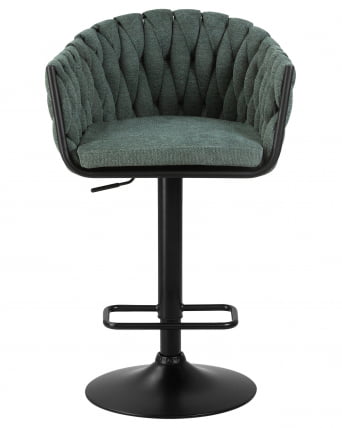 Стул барный DOBRIN LEON Зеленая ткань LAR 275-23_5