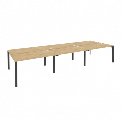 Рабочая станция на П-образном м/к ONIX O.MP-D.RS-6.3.7 Тиквуд Светлый/Антрацит_0