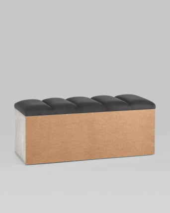 Обувница Хольст 2 серая велюр тёмно-серый_2