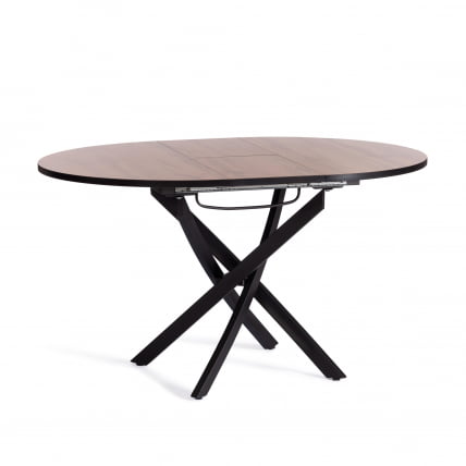 Стол MANZANA ЛДСП/HPL/металл, 100 х 100+30 х 75 см, Дуб Вотан/черный_5