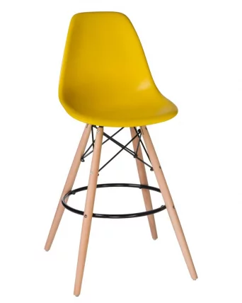 Стул барный ДОБРИН ДСВ БАР Желтый Й-01 / DOBRIN DSW BAR Y-01_5