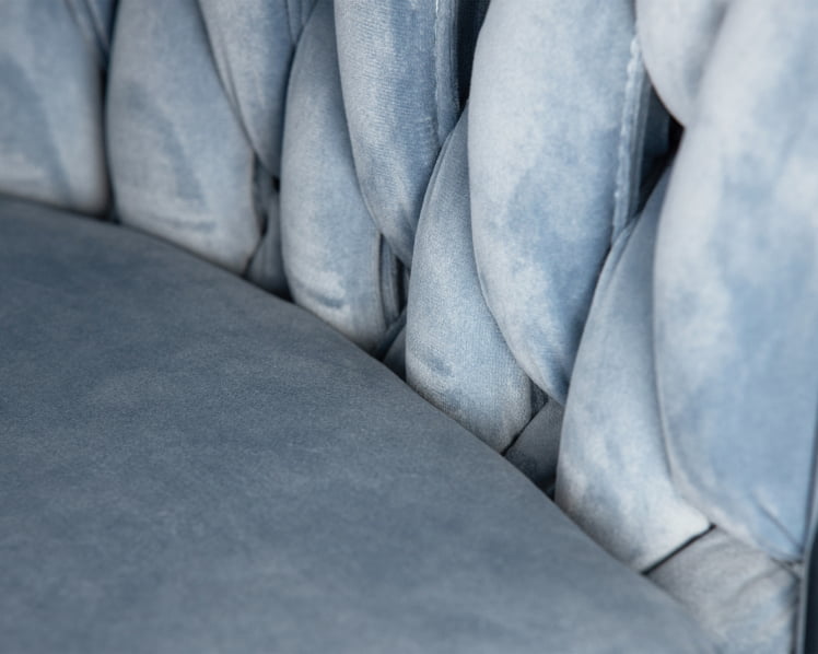 Стул барный DOBRIN MARCEL Пудрово-голубой велюр MJ9-74_7