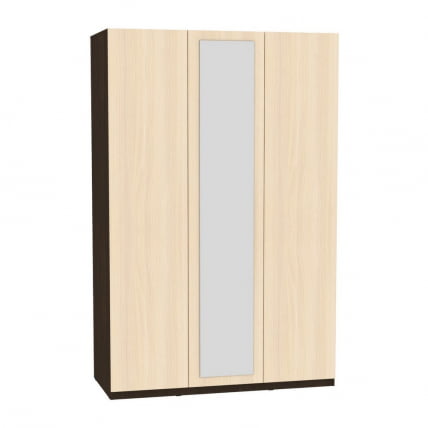 Шкаф распашный R-198х135х60-1-PO-M(Венге-ДМ)_0