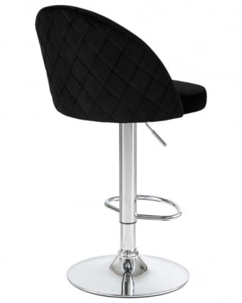 Стул барный DOBRIN MILANA (черный велюр (MJ9-101)) 2 шт_4