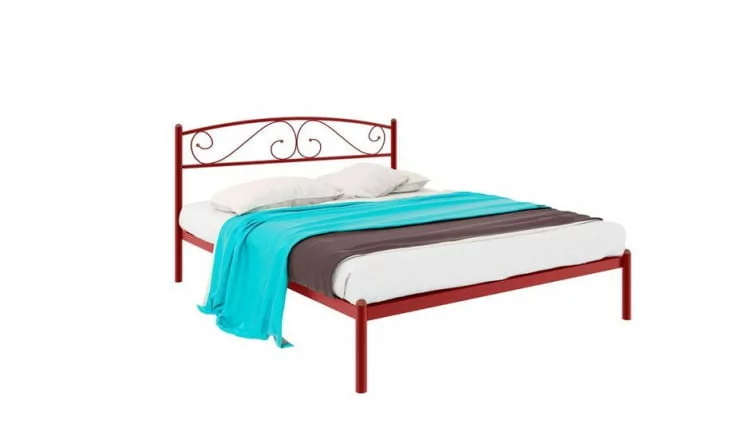 Кровать Вероника 1600х2000 Красная_0