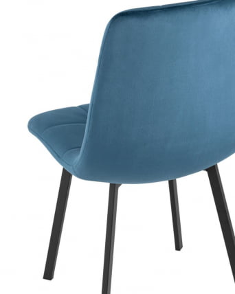 Стул Chilly велюр сине-зеленый 2 шт. комплект_7