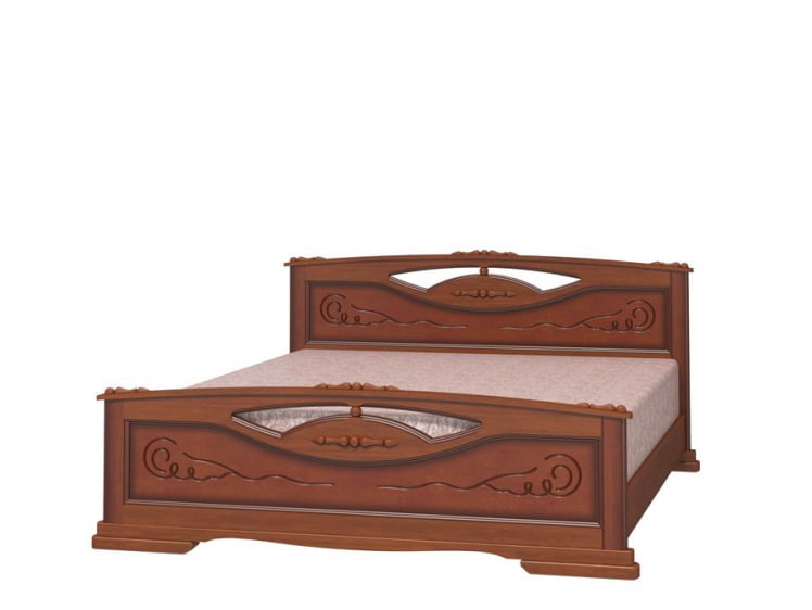 Кровать из массива Елена-2 200х160 Орех_0