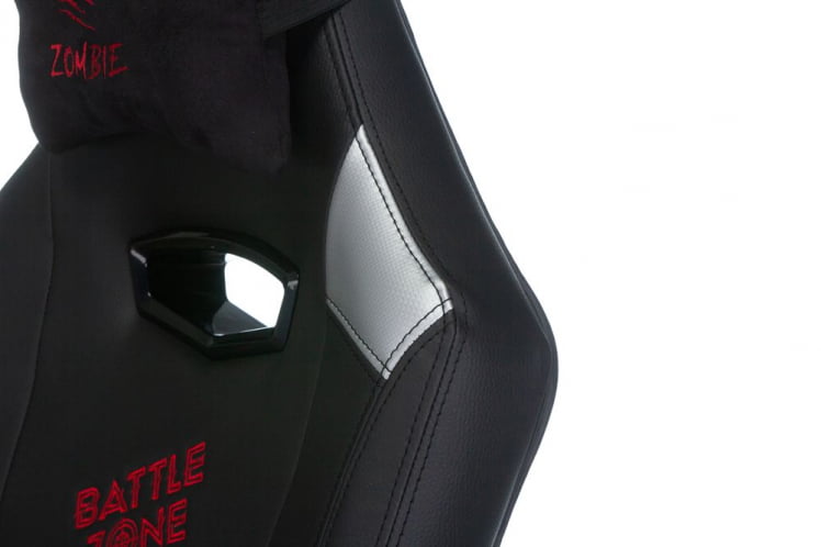 Геймерское кресло Zombie HERO BATTLEZONE Черный-красный_7