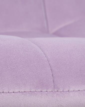 Стул обеденный DOBRIN ALEX белые ножки Фиолетовый велюр V108-49_10