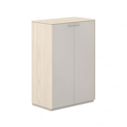 Шкаф средний Atlas NZ-0315.YN.GS Ясень Наварра Серый камень_0