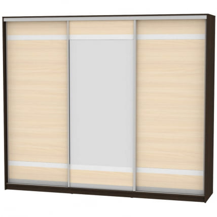 Шкаф-купе Б-220х270х60-1(Венге-ДМ-Д9Д10Д9) / B-220х270х60-1(Венге-ДМ-D9D10D9)_0