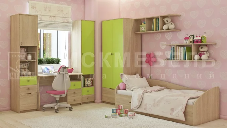 Детская Пионер №2 Дуб сонома-лайм_0