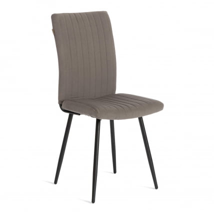 Стул обеденный Monte Carlo разборный, ткань велюр, 45х55х97, серый/черный, (Porsche 9)_0