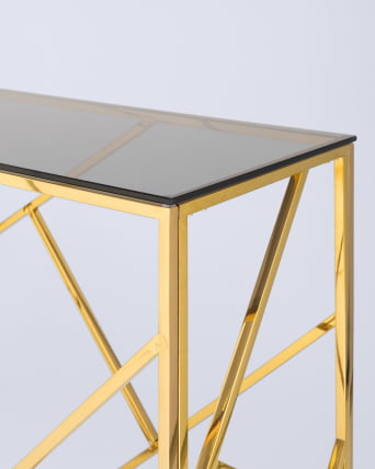 Консоль АРТ ДЕКО 120*40 Золото_3