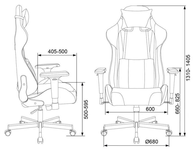 Геймерское кресло Zombie VIKING TANK ORANGE_13