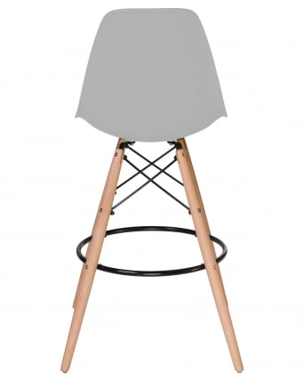 Стул барный ДОБРИН ДСВ БАР Светло-серый ГР-01 / DOBRIN DSW BAR GR-01_4