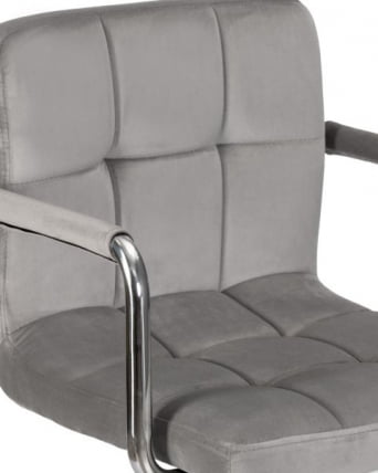 Стул барный ДОБРИН КРУГЕР АРМ (серый велюр (МДЖ9-75)) 2 шт / DOBRIN KRUGER ARM (MJ9-75))_8