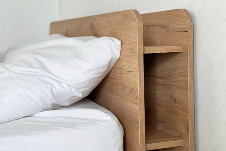 Кровать с подъемным механизмом Юниор ZP.SMU-02 белое дерево_11