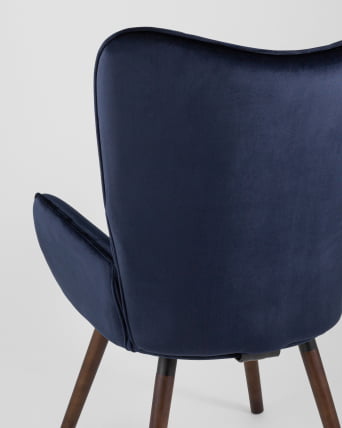 Стул Гранд велюр Синий_6