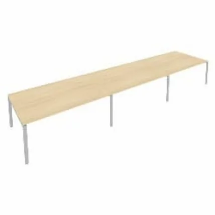 Переговорный стол (3 столешницы) Metal System Б.ПРГ-3.5 Акация/Серый_0