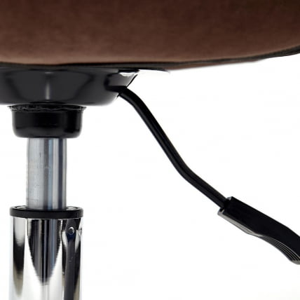 Кресло STYLE флок , коричневый, 6_5