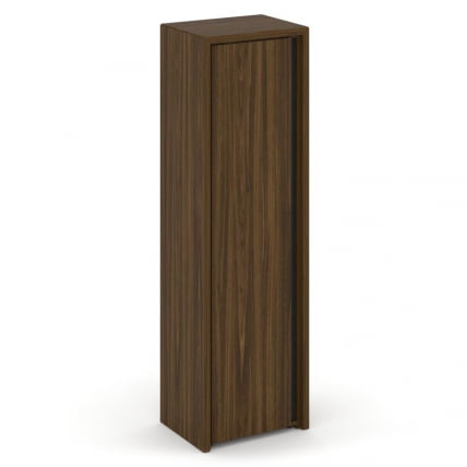 Шкаф высокий узкий Корнер CОР.СУ-1.9 (Л) Орех Лоренцо/Графит 600*450*2000 / COR.SU-1.9 (L)_0