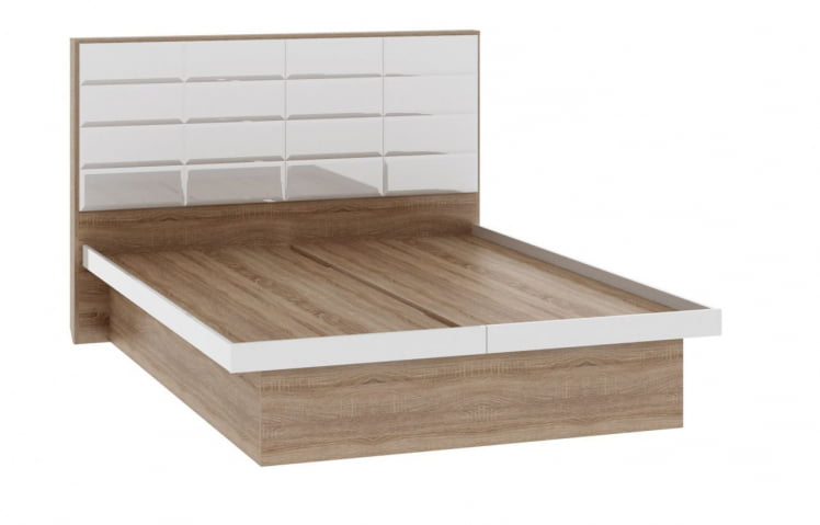 Кровать Импульс SN16.13 Дуб сонома/белый глянец_0