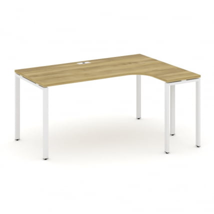 Стол эргономичный правый CONCEPT CN.OSA-002(R) Дуб Винченцо Белый_0