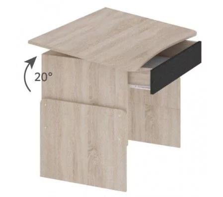 Cтол компьютерный Стол-трансформер ТИП 1 дуб сонома/венге цаво / Cтол_0