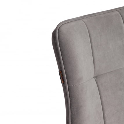 Полубарный стул Bari/Бари велюр, серый, 29, 42х55х99 см_8