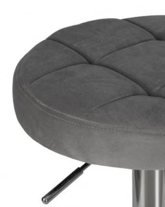 Табурет барный DOBRIN BRUNO (серый велюр (MJ9-75)) 2 шт_3