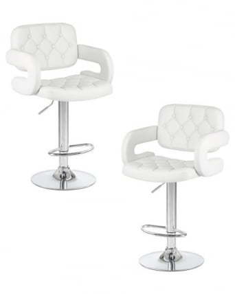 Стул барный DOBRIN TIESTO (белый) 2 шт_0