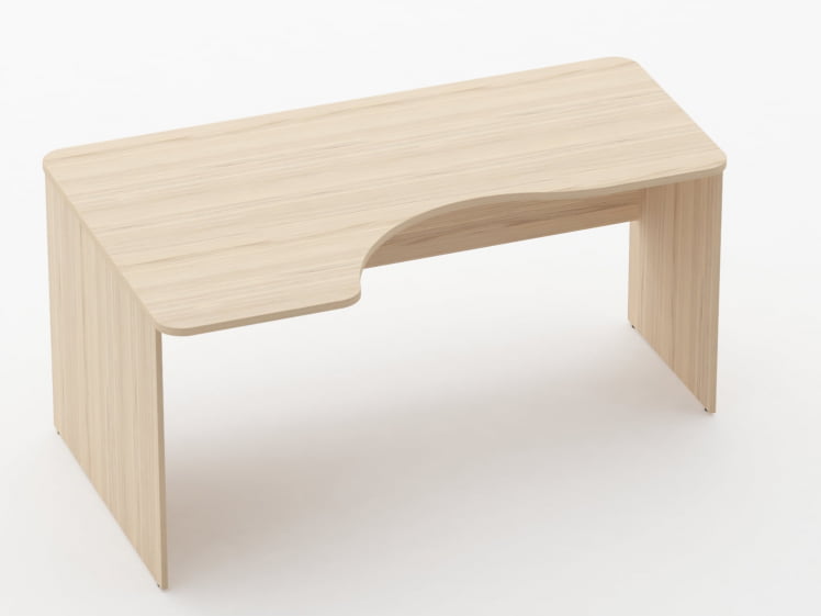 Стол угловой Glassy 1.14.16Л Орех_0