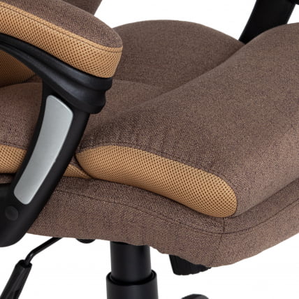 Кресло DUKE ткань, коричневый/бронзовый, фостер 4/TW-21_10