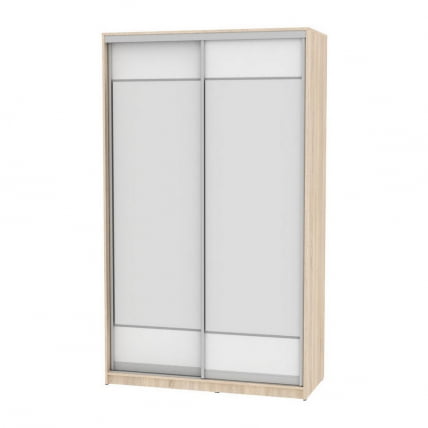 Шкаф-купе Б-230х135х60-2(ДСС-Белый-Д8Д8) / B-230х135х60-2(ДСС-Белый-D8D8)_0