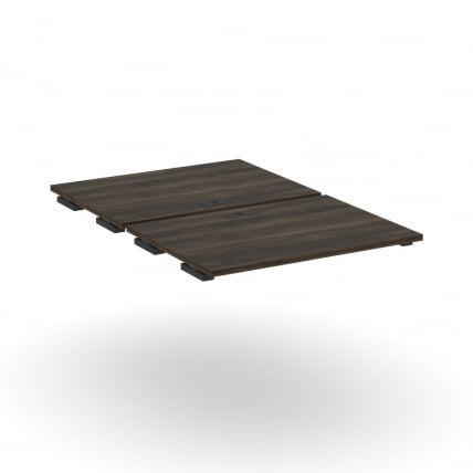 Двойной стол-приставка к двум опорным тумбам/шкафам CONCEPT CN.DSPR-005 Дуб Мали Черный_0