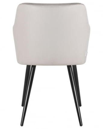 Стул обеденный ДОБРИН РОБЕРТ (черные матовые ножки, велюр В108-81 Серый) 2 шт / DOBRIN ROBERT V108-81_6