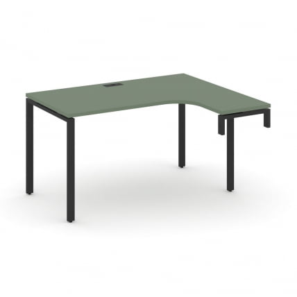 Стол-надставка на опорную тумбу (правый) CONCEPT CN.OSAN-001(R) Кобо Черный_0