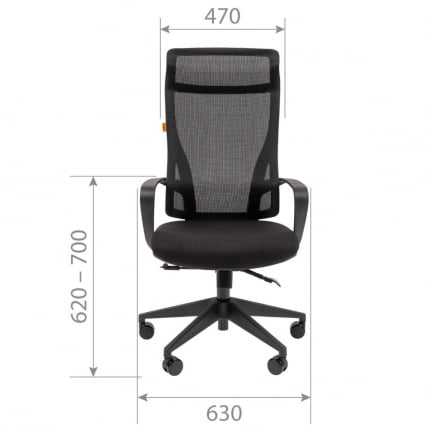 Кресло руководителя Chairman CH577 Черный_5