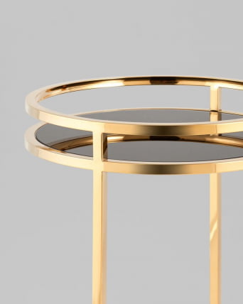 Журнальный стол Гестия 41*60 см золото_1