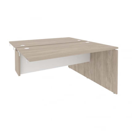 Стол-приставка двойной к опорным элементам ONIX O.D.SPR-3.7 Дуб Аттик/Белый_0