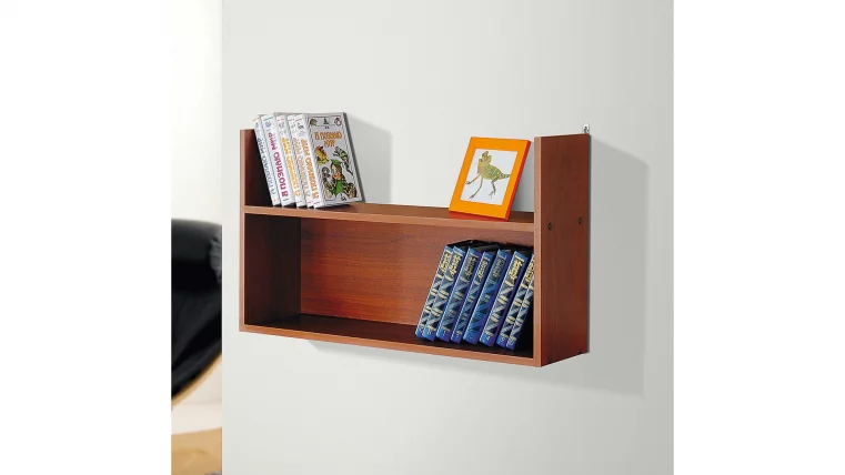 Полка для книг Ясень шимо темный_0