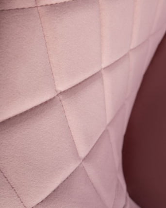 Стул обеденный ДОБРИН РОБЕРТ (черные матовые ножки, велюр В108-15 Розовый) 2 шт / DOBRIN ROBERT V108-15_10