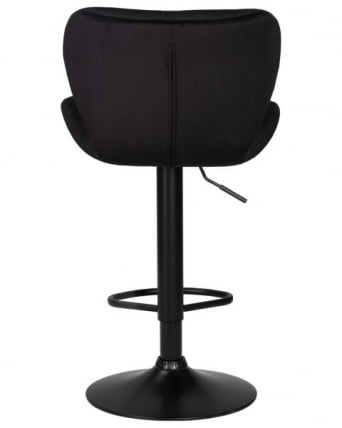 Стул барный ДОБРИН БАРНИ БЛАCК (черный велюр (МДЖ9-101)) 2 шт / DOBRIN BARNY BLACK (MJ9-101))_5