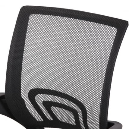 Кресло CРОМЕКС (КРОМЕКС) Топ CХ-695 ХРОМ сетка/ткань ТВ черное / CROMEX Top CH-695 TW_10