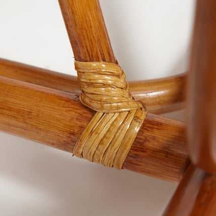 Кресло-качалка MILANO (разборная) / без подушки / ротанг top quality, 58x136x103 см, Cognac (коньяк)_6